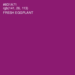 #8D1A71 - Fresh Eggplant Color Image