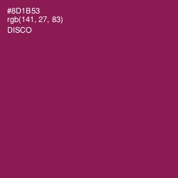 #8D1B53 - Disco Color Image