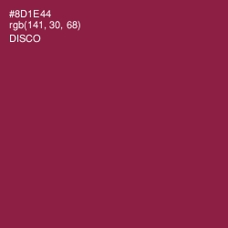 #8D1E44 - Disco Color Image