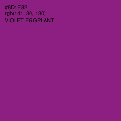 #8D1E82 - Violet Eggplant Color Image