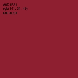 #8D1F31 - Merlot Color Image