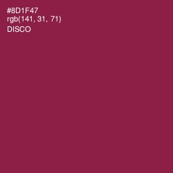 #8D1F47 - Disco Color Image