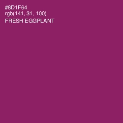 #8D1F64 - Fresh Eggplant Color Image