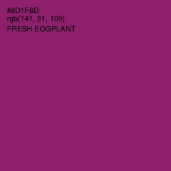 #8D1F6D - Fresh Eggplant Color Image