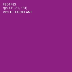 #8D1F83 - Violet Eggplant Color Image