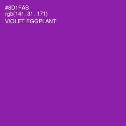 #8D1FAB - Violet Eggplant Color Image