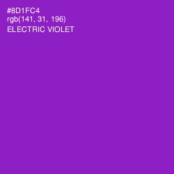 #8D1FC4 - Electric Violet Color Image