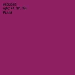 #8D2063 - Plum Color Image