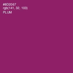 #8D2067 - Plum Color Image