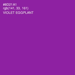 #8D21A1 - Violet Eggplant Color Image