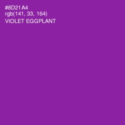 #8D21A4 - Violet Eggplant Color Image