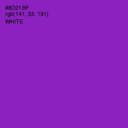 #8D21BF - Violet Eggplant Color Image