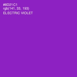 #8D21C1 - Electric Violet Color Image