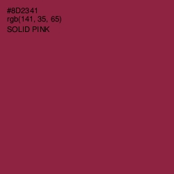 #8D2341 - Solid Pink Color Image