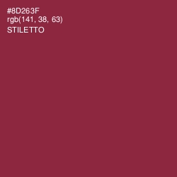 #8D263F - Stiletto Color Image