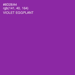 #8D28A4 - Violet Eggplant Color Image