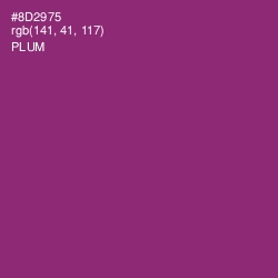 #8D2975 - Plum Color Image