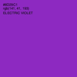 #8D29C1 - Electric Violet Color Image
