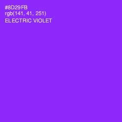 #8D29FB - Electric Violet Color Image