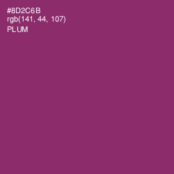 #8D2C6B - Plum Color Image