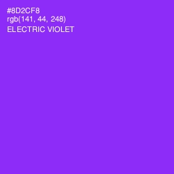 #8D2CF8 - Electric Violet Color Image