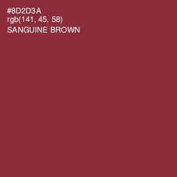 #8D2D3A - Sanguine Brown Color Image