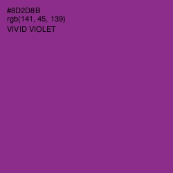 #8D2D8B - Vivid Violet Color Image