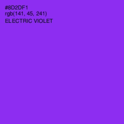 #8D2DF1 - Electric Violet Color Image