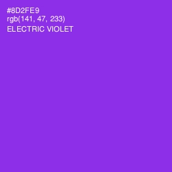 #8D2FE9 - Electric Violet Color Image