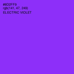 #8D2FF9 - Electric Violet Color Image