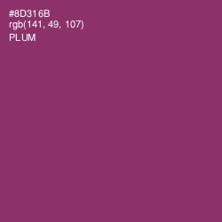 #8D316B - Plum Color Image