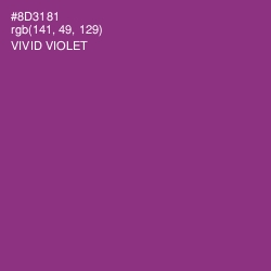 #8D3181 - Vivid Violet Color Image