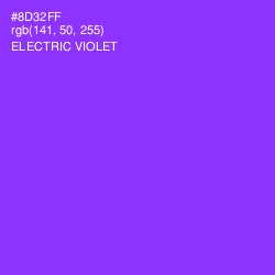 #8D32FF - Electric Violet Color Image