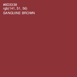 #8D3338 - Sanguine Brown Color Image