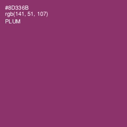 #8D336B - Plum Color Image