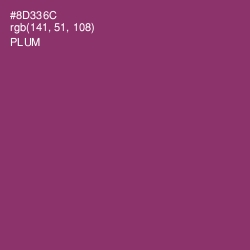 #8D336C - Plum Color Image
