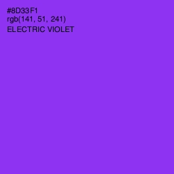 #8D33F1 - Electric Violet Color Image