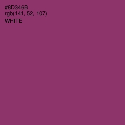 #8D346B - Plum Color Image