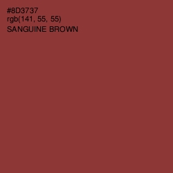 #8D3737 - Sanguine Brown Color Image