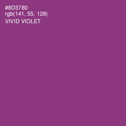 #8D3780 - Vivid Violet Color Image