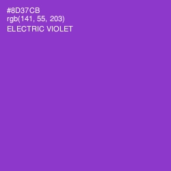 #8D37CB - Electric Violet Color Image