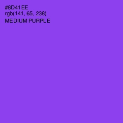 #8D41EE - Medium Purple Color Image