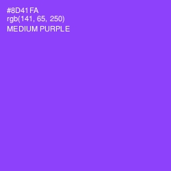 #8D41FA - Medium Purple Color Image