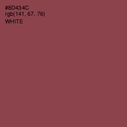 #8D434C - Copper Rust Color Image