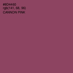 #8D4460 - Cannon Pink Color Image