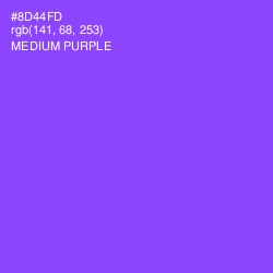 #8D44FD - Medium Purple Color Image