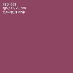 #8D4663 - Cannon Pink Color Image