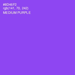 #8D46F2 - Medium Purple Color Image