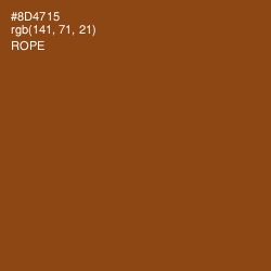 #8D4715 - Rope Color Image