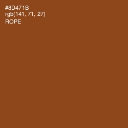 #8D471B - Rope Color Image